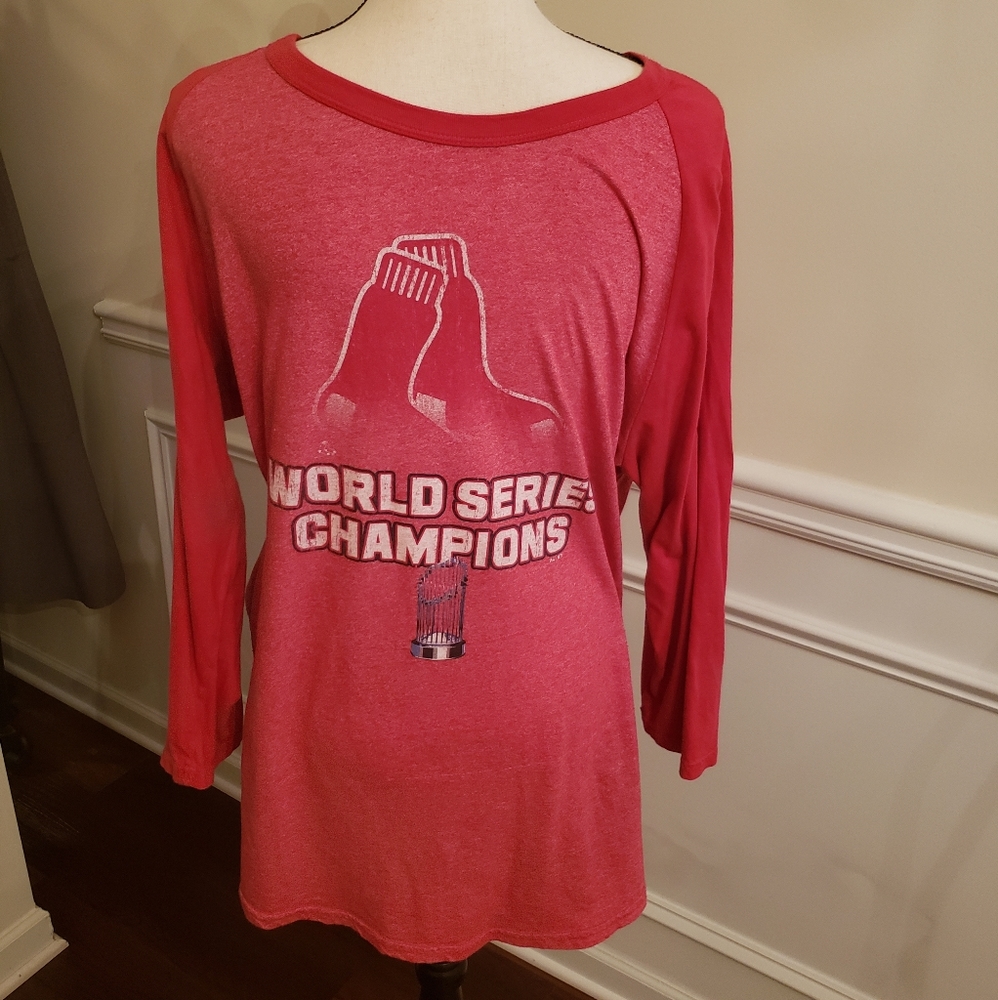 Boston Redsox championship shirt two tone size XL